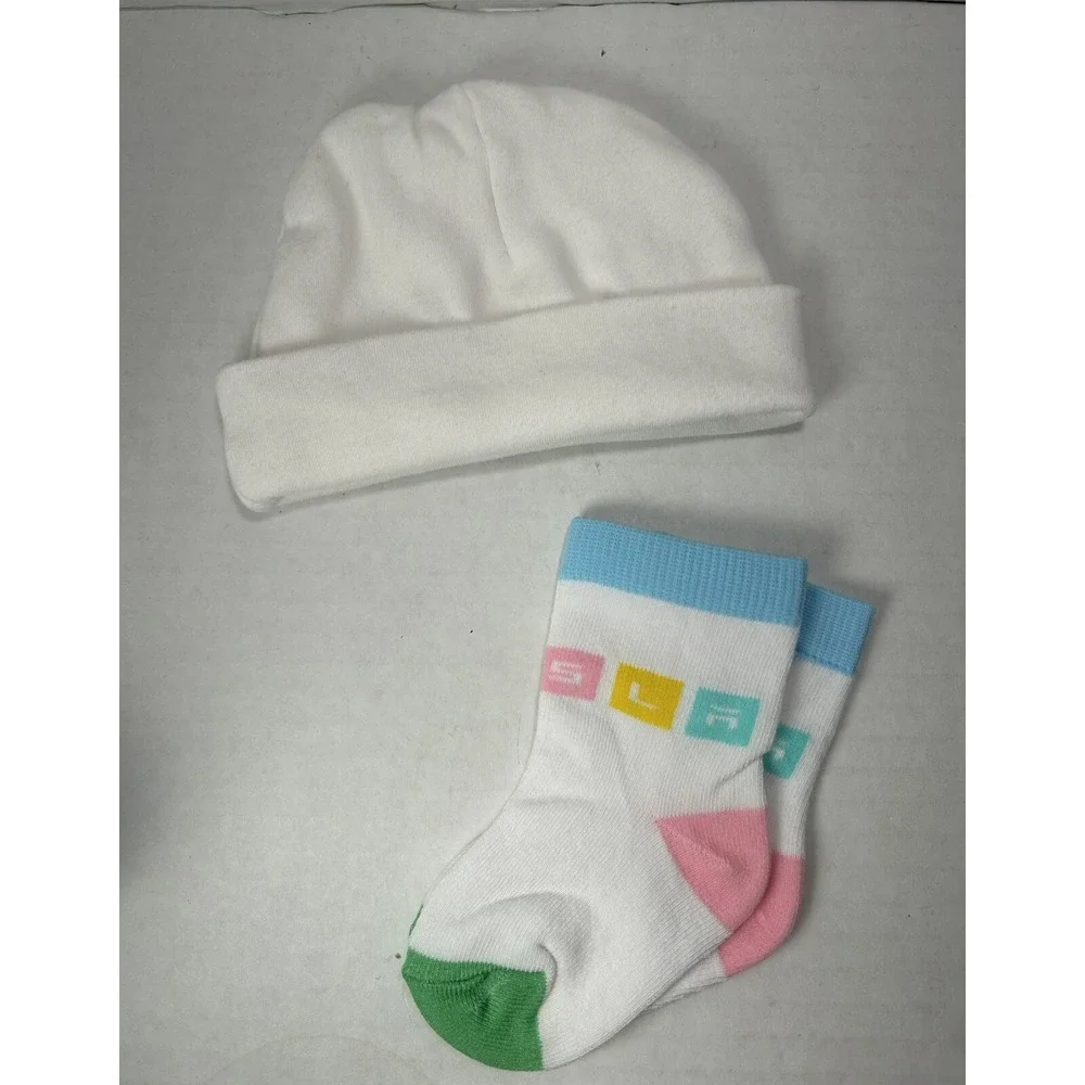 Tesla baby beanie and‎ socks - newborn